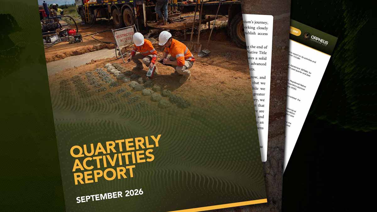 ASX Release: Quarterly Activities Report